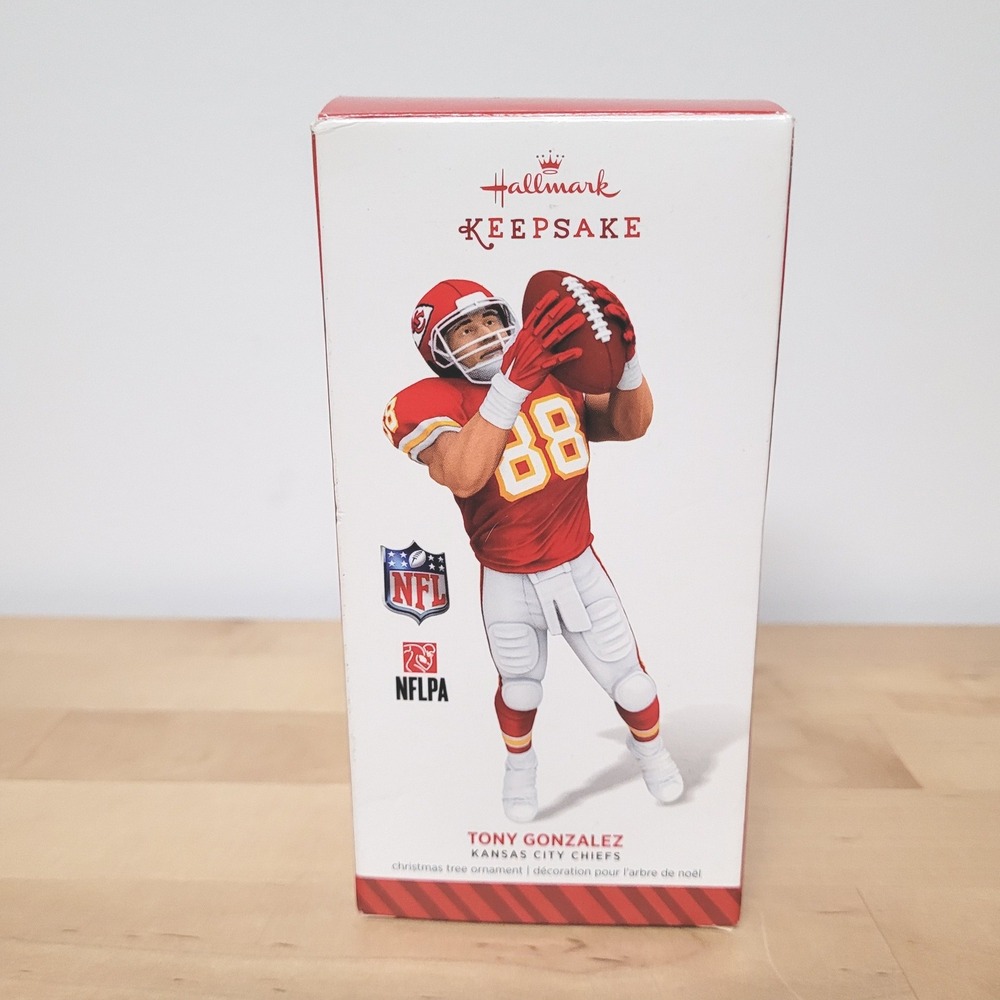 2014 Tony Gonzalez Hallmark Ornament Kansas City Chiefs NFL
